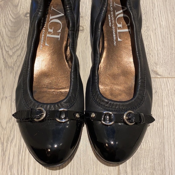 AGL Black Ballet Flats - Picture 2 of 5